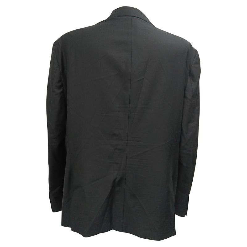 Hugo Boss Single-Breasted Blazer In Black Wool